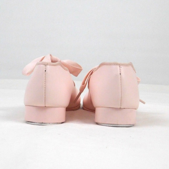 NEW Capezio Girls Junior Tyette Pink Tap Shoes - Picture 3 of 4